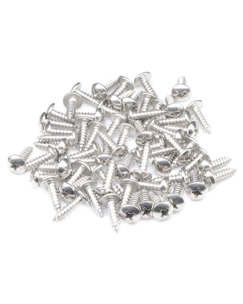#6 x 1/2" Wood Screws, 100PCS Truss Head Phillips Self Tapping Screws, 18/8 Stainless Steel by IMSCREWS