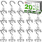 MIKEDE 28lbs+ Heavy Duty N52 Magnetic Hooks, Extra Strong for Refrigerator, 20 Pack, Indoor & Outdoor Use