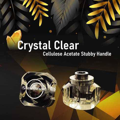10in1 Short Stubby Mini Screwdriver for tight spots, Cellulose Acetate Fiber Made Handle, Double-headed High Hardness S2 Steel Bits, Exquisite EDC