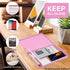 Sooez Clipboard with Storage, High Capacity Nursing Clipboards, Heavy Duty Plastic Storage Clipboard, A4 Letter Size