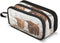 Large Capacity Scottish Highland Cow Pencil Case, Zipper Pen Bag for Student Stationery, Office Supplies Gift for Teens