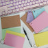QHAJRYYC 250 3x5 Inches PCS Lined Colored Index Flashcards, Flash Cards with Ring, with Ring Lined Flashcards, Colored