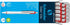 Schneider Slider Xite XB Ballpoint Pen, Refillable, 1.4 mm, White Barrel with Blue Accents, Red Ink, Box of 10