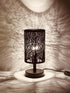 Table Lamps Bedside Nighting Light Decorative Nightstand Lamp for Bedroom, Living Room, Black Metal Shade Forest