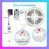 100ft +Mic/50ftx2) Kids Bluetooth LED Strip Lights, Music Sync LED Light Strip RGB Color Changing Lighting with Penguin