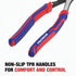 WORKPRO 8 Inch High Leverage Diagonal Pliers: Heavy Duty Wire Cutters in CRV Steel for Cutting Wires