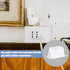 12pcs BE1-12 Electrical Outlet Box Extender, Single Gang with 24pcs Screws for Heavy Duty Outlet Extension