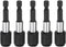 5pack 60mm Magnetic Screwdriver Bits Holder Extension, Quick Release Drill Bit Chuck Adapter for Power Tool