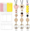 Qoroos 12 in 3 Sets Retractable Teacher Lanyards for ID Badges with ID