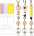 Qoroos 12 in 3 Sets Retractable Teacher Lanyards for ID Badges with ID