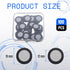 100 3D 3D 12.0 mm 19 mm) Kingdder Pcs Magnetic Tracking Dot for Scanner Scanning Reference Point Marker Diffuse