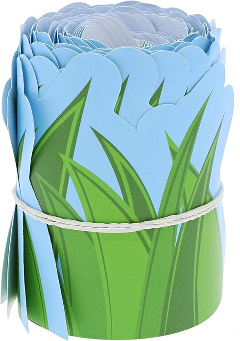 Juvale 12-Pack Green Grass Bulletin Board Border Strips 3in x 36ft for Spring Classroom Decor