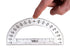 hand2mind Clear Plastic Student Math Protractor Set, Pack of 100 for Classroom