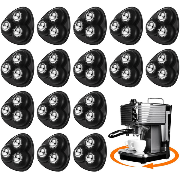 Honoson 24 Pcs Self Adhesive Caster Wheels Appliance Rollers Appliance Sliders for Kitchen