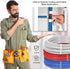Poly Pex-A Expansion Tee Fitting, 1/2" x 1/2" x 3/4", Plastic Pipe Fitting for Pex-A Tubing
