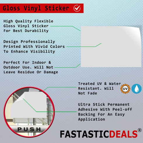 Fastasticdeals 14x10Inches Decal Stickers Multiple Sizes Pork Rinds Outdoor Advertising Printing C Industrial Vinyl