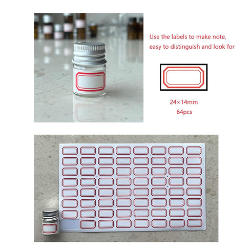 5ml Glass Vials with Screw Caps and Plastic Stoppers, Leak-Proof Sample Vial, 25PCS