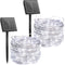 Brightown Outdoor Solar String Lights, 2 Pack 33 Feet 100 Led Solar