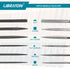 Libraton Needle File Set, 14PCS Diamond and Carbon Steel Files with Wire Cutter, Carry Bag for Soft Metal and Wood