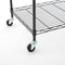 Hlyluoyi Casters for Wire Shelving, 2 Inch Threaded Stem Caster Wheels Set of