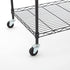 Hlyluoyi Casters for Wire Shelving, 2 Inch Threaded Stem Caster Wheels Set of