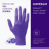 100 Kimberly-Clark Safeskin Purple Nitrile Exam Gloves, Medium, Purple, Box