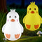 Generic Solar Penguin Light, Rechargeable Globe Color Changing Solar Globe Lamp IP65 Waterproof