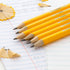 BAZIC Pencil #2 HB Pencils, Latex Free Eraser, Premium Wood Yellow Unsharpened Pencils for Exam School Office Sketching (12/Pack), 2-Packs by BAZIC Products