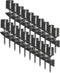 Nuvo Iron SMSRA Surface Mount Stair Connector for 3/4" Pack (10 Pack of Round Balusters Railing Adapter, Black)