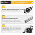 3Pcs Set,1/4" R3/16,R5/16,R3/8, Edging Fluting Bits Shank,Double Bearings Guided Concave Sunk Bead Router Bits Radius