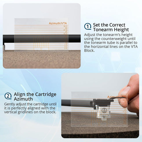 ALLmeter Setup 0.01g High-Precision Digital Stylus Force Gauge for Turntable Accuracy, VTA Ruler, Overhang Protractor