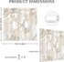 2 White Gold Tropical Palm Leaves Banana Leaf Double Toggle Light Switch Cover Decorative Gang Wall Plate Electrical