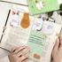 LeeLoon Set, 360 Cat Sticky Notes Sheets Cute Cartoon Animal Cat Self-Stick Notes Pads Cat Themed Memo Pads Cat Paw