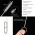 61 inch Long Drain Brush Hose, Flexible Feeding Tube Cleaning Brush and 2 PCS 7.9 inch Straw Cleaning Brush, White