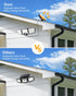 2 1 IP65 2 3 Lepro Solar Security Lights Outdoor Motion Sensor, in Separated and Integrated Remote Control Waterproof