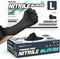 Medical Nitrile Exam Gloves, Powder-Free, Latex-Free, Non-Sterile, Food Safe, 4 mil, 100 Pcs