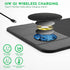WeYingLe 15W Wireless Charging Mouse Pad with Phone Holder Gaming Mousepad Desk Mat Qi Fast Charging Pad Ultra-Smooth