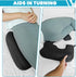 FOUXTEL 4.5" Tailbone 100% Tailbone Donut Pillow for Pain, Memory Foam Bedsore Pressure Relief Pillow, Thick Anti