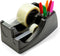 Officemate Recycled Heavy Duty Tape Dispenser, 2-in-1, Black, 1" and 3" Cores