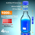 GL25 25ml, GL32 50ml, GL45 100ml, 250ml, 500ml, 1000ml Round Media Storage Glass Bottles with Blue Screw Cap