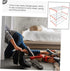 1pc Happyyami Stainless Steel Shoe Shelf Household Shoe Rack Storage Holder Bench