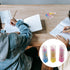SAFIGLE 3pcs Kids Stationary Korean Novelty Erasers, Cute Cartoon Pencil Lipstick Fruit Pattern Rubber Pen