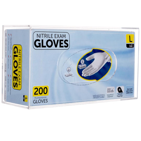 Wall Mounted Single Glove Box Holder Dispenser