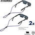 (Two-Pack) Croakies Terra Spec Cords Adjustable Sport Eyewear Retainer