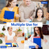 ViVin Blue Sturdy Plastic Folder, 10 Pack, 2 Pocket Folder with Prongs, Holds 8.5 * 11 Letter Size Sheets for Office