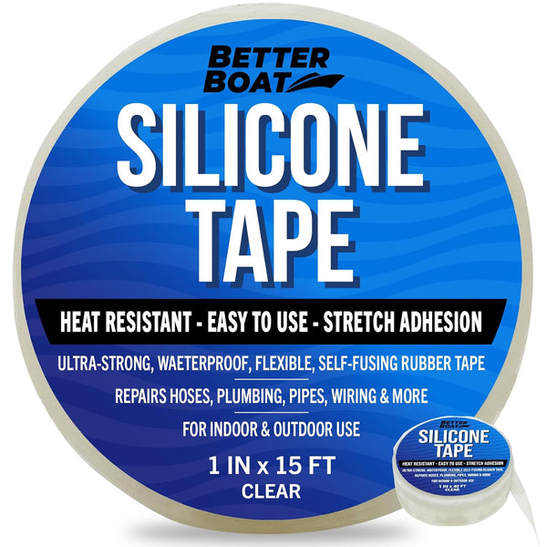 Heavy Duty Silicone Tape, Plumbing Self Fusing Silicone Tape, Water Seal Fusion Coax Seal Electrical or Silicone