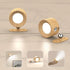 AKSDA Battery Operated Wall Sconces Set of 2, Magnetic Cordless LED Wall