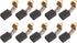 uxcell 20 Pack 999-038 Carbon Brushes 16x13x7mm for Electric Hammer Drill Motor