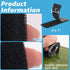 Art3d 16 Sets Hook and Loop Tape, 1 in. x 4 in. Double-Sided Adhesive Strip, Heavy Duty