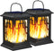 Solar Lanterns Outdoor Waterproof, Hanging Solar Lights for Outside Black Hanging Solar